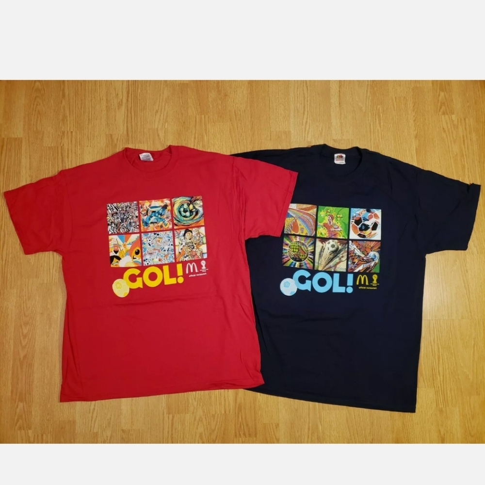 FIFA World Cup Brazil 2014 McDonalds Promo Shirts
